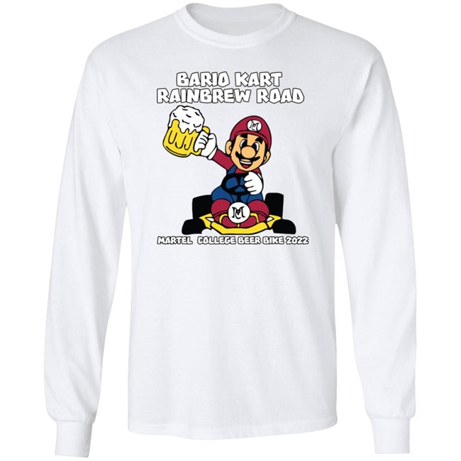 Bario Kart Rain Brew Road Martel College Beer Bike 2022 Shirt Kianna Broadman Bario Kart Rain Brew Road Martel College Beer Bike 2022 Shirt Kianna Broadman