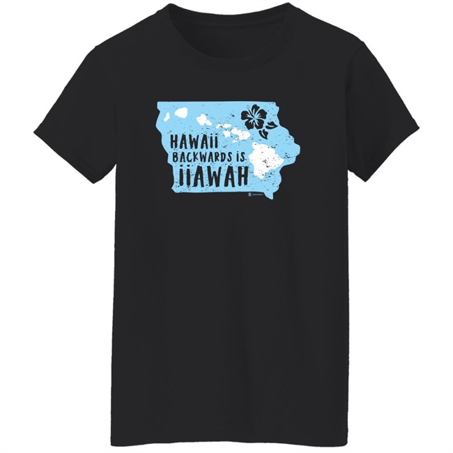 Hawaii Backwards Is Iiawah T Shirt Bozz Prints Merch Hawaii Backwards Is Iiawah T Shirt Bozz Prints Merch