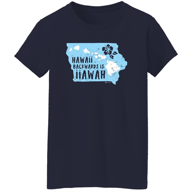 Hawaii Backwards Is Iiawah T Shirt Bozz Prints Merch Hawaii Backwards Is Iiawah T Shirt Bozz Prints Merch