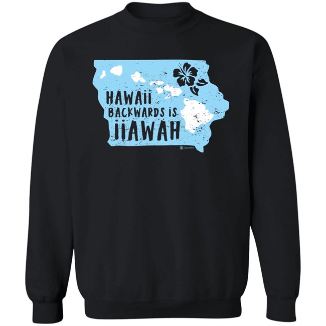 Hawaii Backwards Is Iiawah T Shirt Bozz Prints Merch Hawaii Backwards Is Iiawah T Shirt Bozz Prints Merch