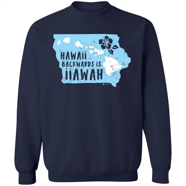 Hawaii Backwards Is Iiawah T Shirt Bozz Prints Merch Hawaii Backwards Is Iiawah T Shirt Bozz Prints Merch