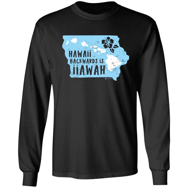 Hawaii Backwards Is Iiawah T Shirt Bozz Prints Merch Hawaii Backwards Is Iiawah T Shirt Bozz Prints Merch