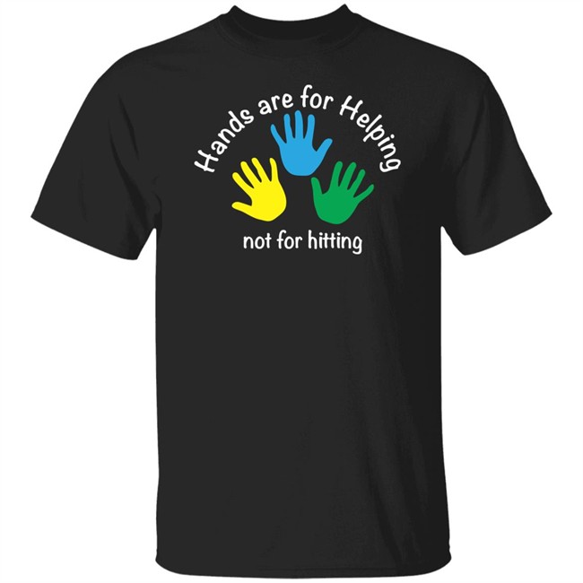 Zonta Club Hands Are For Helping Not Hitting Shirt