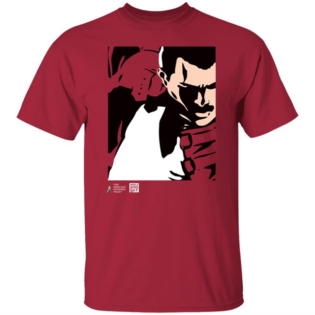 Queen Online Store Shop Freddie Mercury World Aids Day Tee Shirt Queenonlinestore