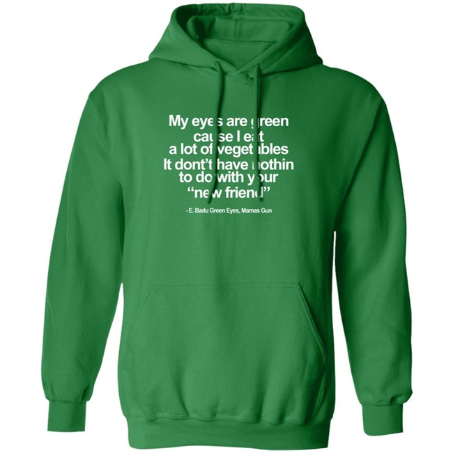 Badu World Market Paramore Green Eyes Mama's Gun Lyric Hoodie Baduworldmarket