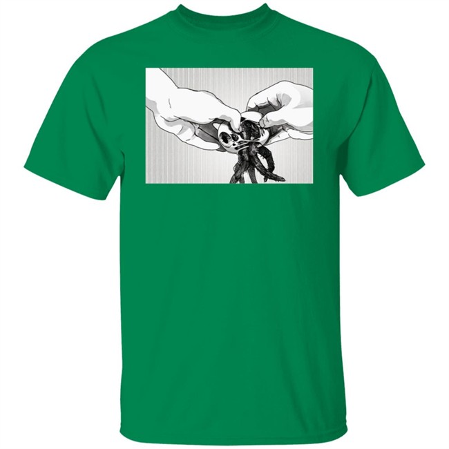 Fyyaa Horror Manga Hatch Tee Shirt Fyyaa Horror Manga Hatch Tee Shirt