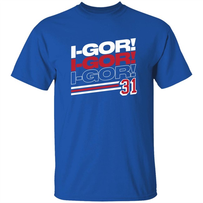 We Bleed Blue NYC Merch Store I Gor I Gor I Gor 31 Shirt