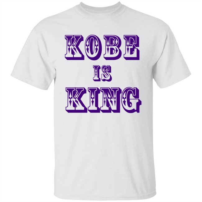 Kobe Bryant Lakers Murals Mixunit Kobe Is King Tee Shirt