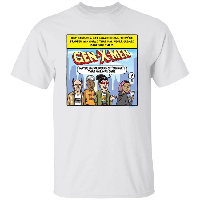Ward Sutton Gen X Men Gray Shirt