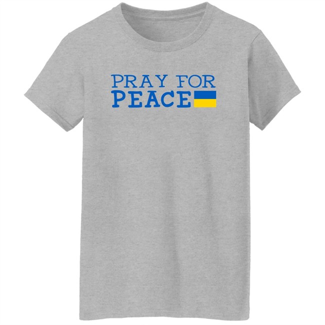 Pray For Peace Ukraine Flag T Shirt Girls Lacrosse Team Pray For Peace Ukraine Flag T Shirt Girls Lacrosse Team