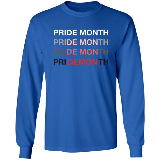 Pride Month DEMON Shirt Homo Transphobic LGBTQ Pride Month DEMON Shirt Homo Transphobic LGBTQ
