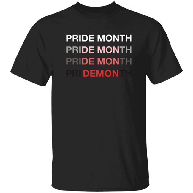 Pride Month DEMON Shirt Homo Transphobic LGBTQ