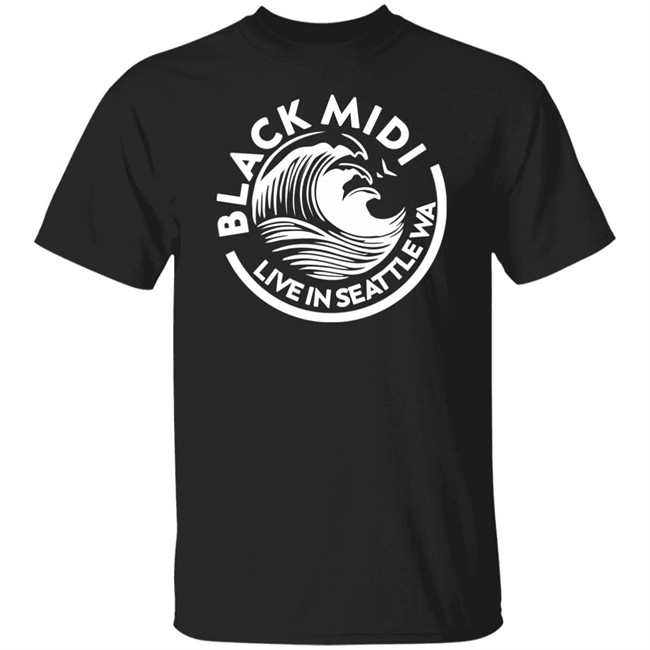 That Radiohead Fan Black Midi Live In Seattle Wa Shirt