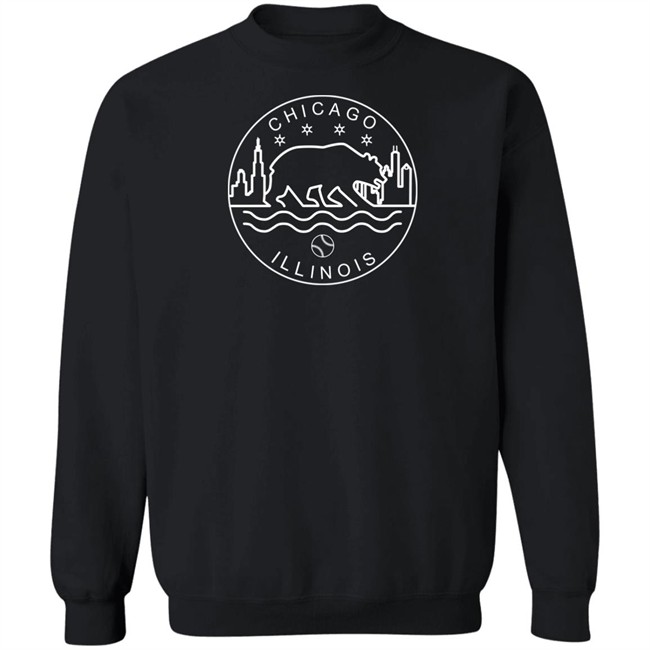 Obvious Shirts X 1908 Tees Chicago Baseball Seal T Shirt Obvious Shirts X 1908 Tees Chicago Baseball Seal T Shirt