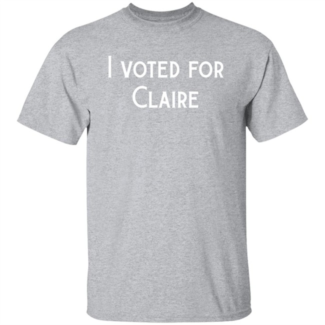Claire McCaskill I Voted For Claire Shirt Corn Fed Threads