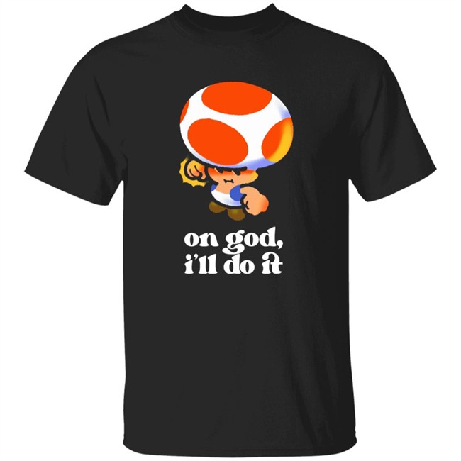 The Yetee Shop On God I'll Do It Shirt By Paperbeatstweet
