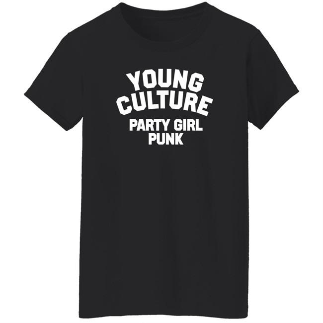 Young Culture Store Young Culture Party Girl Punk Shirt Young Culture Store Young Culture Party Girl Punk Shirt