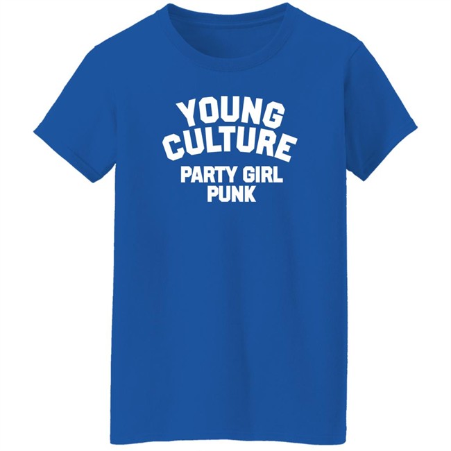 Young Culture Store Young Culture Party Girl Punk Shirt Young Culture Store Young Culture Party Girl Punk Shirt