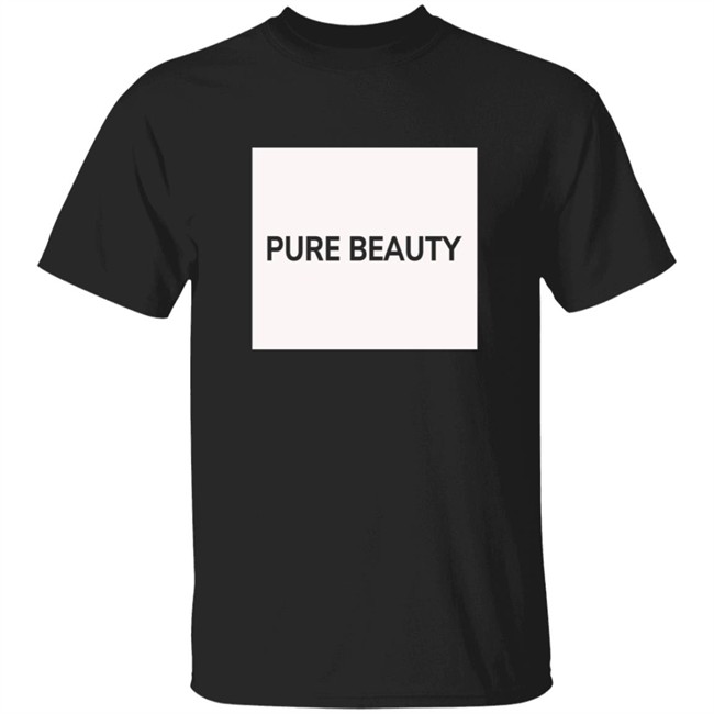 Pure Beauty Drugstore Pb Black Ss Box Logo Tee Shirt