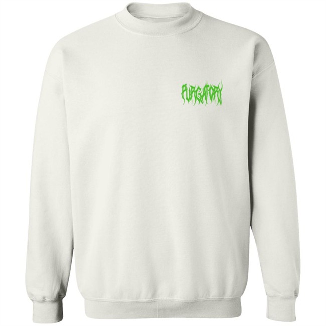 Purgatoryx La Green Essentials T Shirt White Purgatoryx La Green Essentials T Shirt White