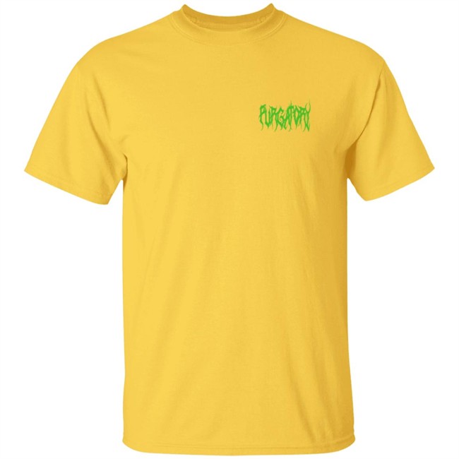 Purgatoryx La Green Essentials T Shirt White Purgatoryx La Green Essentials T Shirt White