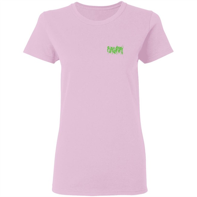 Purgatoryx La Green Essentials T Shirt White Purgatoryx La Green Essentials T Shirt White