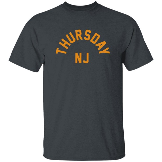 Thursday Band Merch New Jerz Tee Shirt