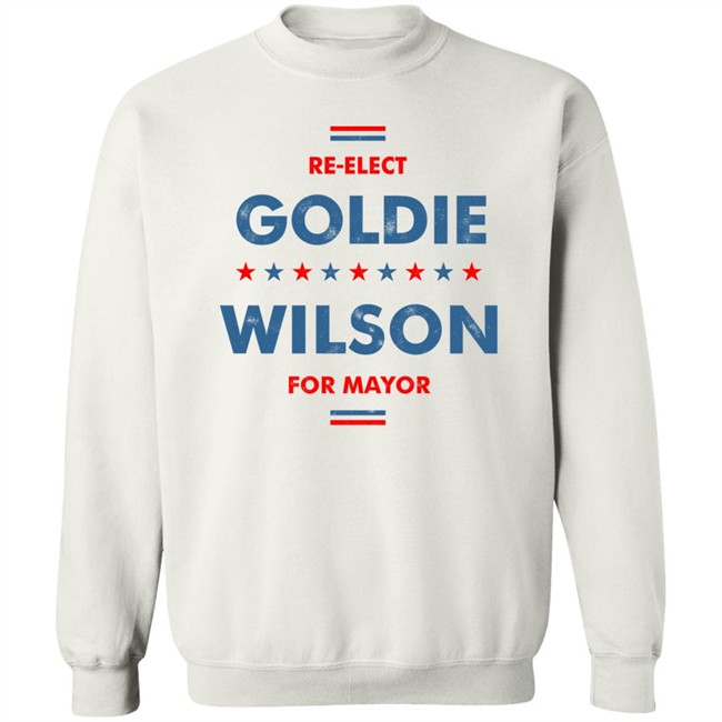 M00nshot Store Merch Re-Elect Goldie Wilson For Mayor Shirt Lamar Giles M00nshot Store Merch Re-Elect Goldie Wilson For Mayor Shirt Lamar Giles