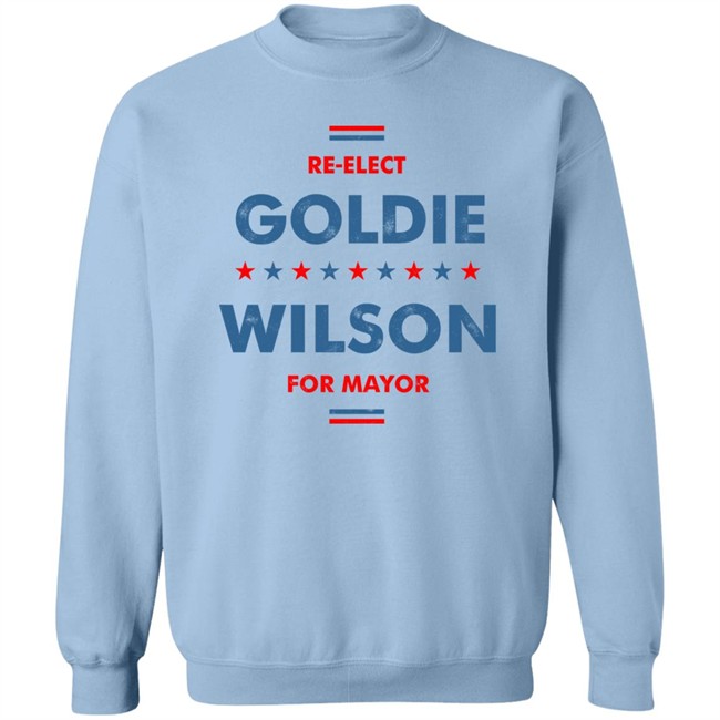 M00nshot Store Merch Re-Elect Goldie Wilson For Mayor Shirt Lamar Giles M00nshot Store Merch Re-Elect Goldie Wilson For Mayor Shirt Lamar Giles