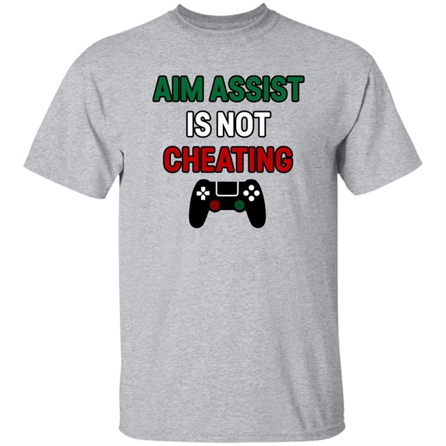 Bonfire Store Merch Aim Assist Is Not Cheating Shirt Malik Forte