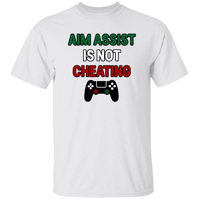 Bonfire Store Merch Aim Assist Is Not Cheating Shirt Malik Forte Bonfire Store Merch Aim Assist Is Not Cheating Shirt Malik Forte