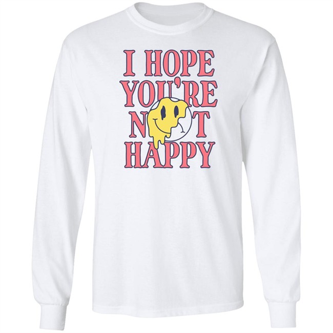 Ashe Merch Hope You're Not Happy Long Sleeve T Shirt Light Blue Ashemusic Ashe Merch Hope You're Not Happy Long Sleeve T Shirt Light Blue Ashemusic