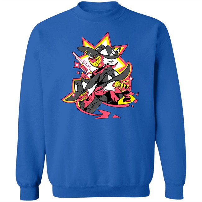 Hazbin Hotel Faces of Striker Shirt Shark Robot Hazbin Hotel Faces of Striker Shirt Shark Robot
