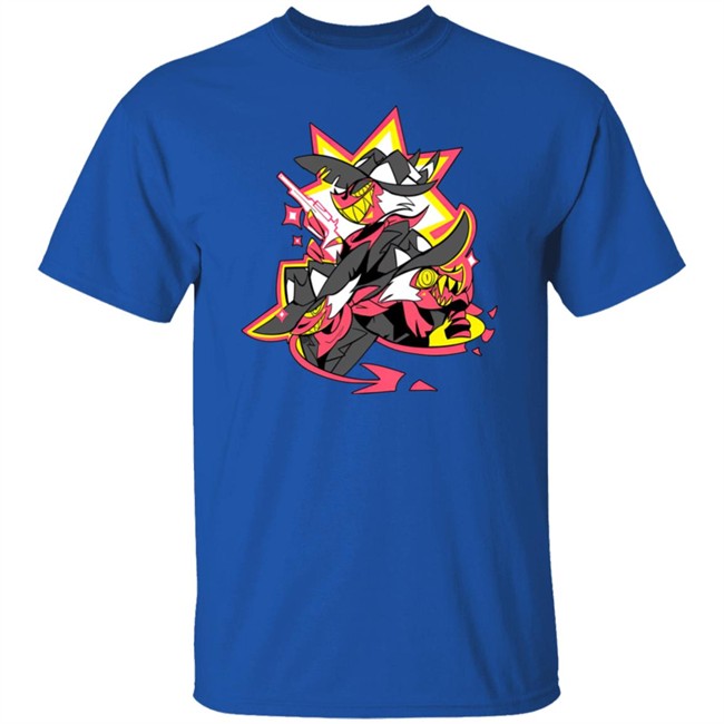 Hazbin Hotel Faces of Striker Shirt Shark Robot Hazbin Hotel Faces of Striker Shirt Shark Robot