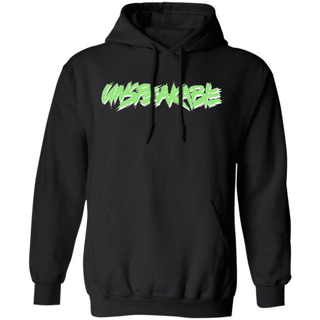 Unspeakable Merch Unspeakable Black Neon Green Pullover Hoodie