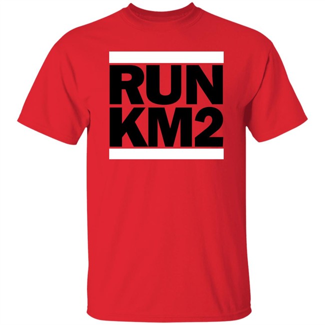 Chris Milton Run Km2 Tee Shirt Red Km2 Merch