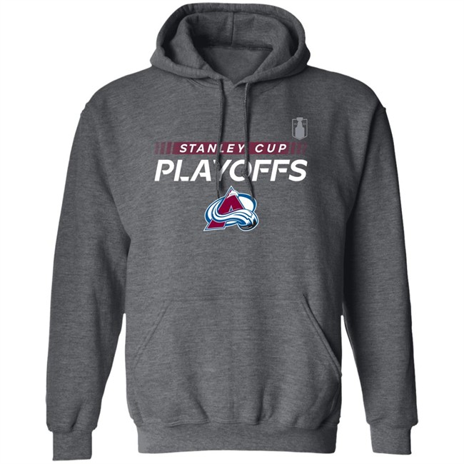 Colorado Avalanche Fanatics Branded Authentic Pro 2022 Stanley Cup Playoffs Pullover Hoodie