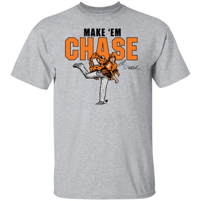Breakingt Merch Tennessee Volunteers Fans Chase Dollander Make Em Chase Shirt