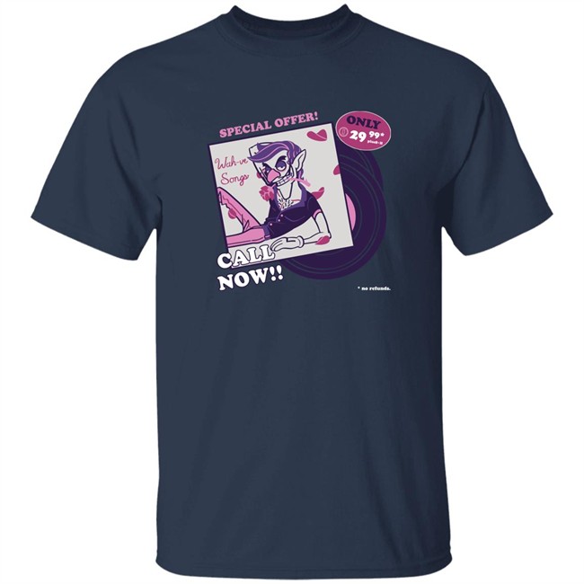 The Yetee Shop Waluigi Wah-Ve Songs Shirt The Yetee Shop Waluigi Wah-Ve Songs Shirt