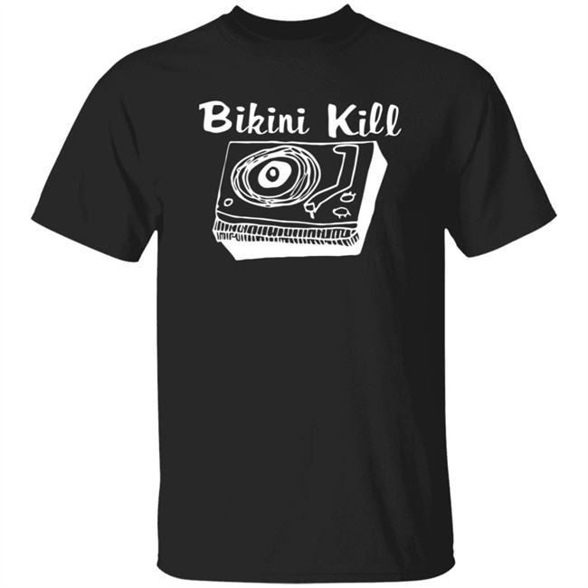 Bikini Kill Record Player Rock Punk Le Tigre Yea Men T Shirt