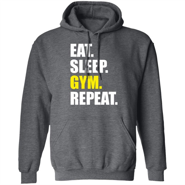Eat Sleep Gym Repeat Shirt PrintShirtsUK Eat Sleep Gym Repeat Shirt PrintShirtsUK