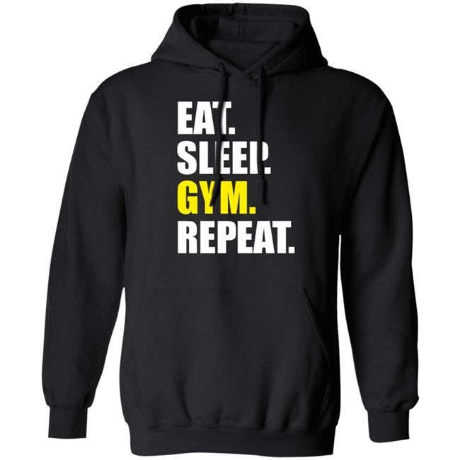 Eat Sleep Gym Repeat Shirt PrintShirtsUK Eat Sleep Gym Repeat Shirt PrintShirtsUK