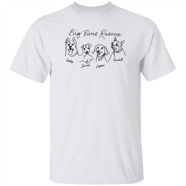 Big Time Rush Merch Big Time Rush Big Time Rescue Tee Shirt Kendall James Logan Carlos