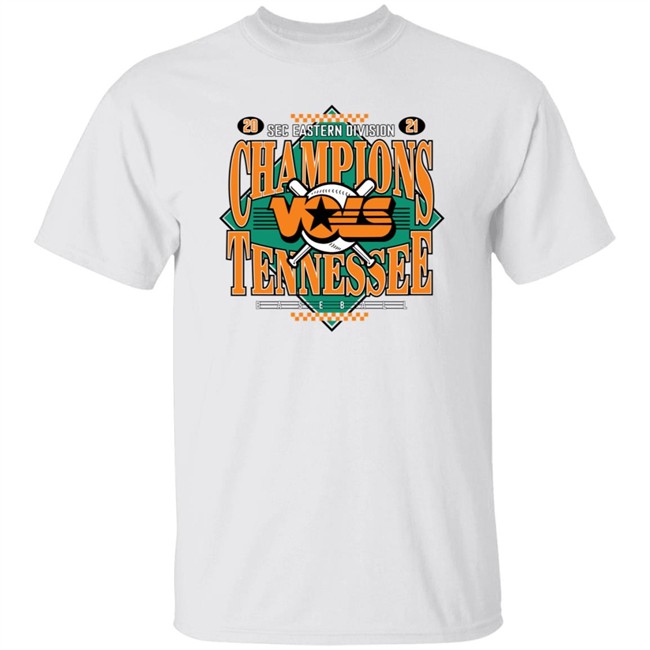 Vol Shop 2021 Sec East Division Champions Tennessee T Shirt