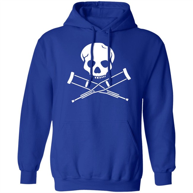 Emi Headlikahole Cross Crutches And Skull Shirt Emi Headlikahole Cross Crutches And Skull Shirt