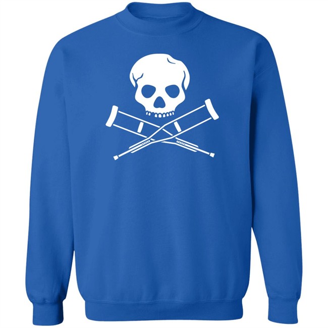 Emi Headlikahole Cross Crutches And Skull Shirt Emi Headlikahole Cross Crutches And Skull Shirt