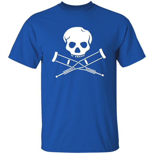 Emi Headlikahole Cross Crutches And Skull Shirt Emi Headlikahole Cross Crutches And Skull Shirt