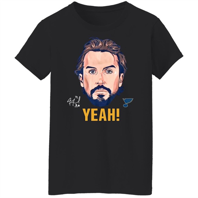 St. Louis Blues Stl Authentics Merch Justin Faulk Yeah Shirt St. Louis Blues Justin Faulk Yeah Shirt Stl Authentics Merch