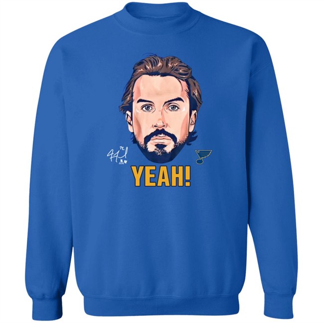 St. Louis Blues Stl Authentics Merch Justin Faulk Yeah Shirt St. Louis Blues Stl Authentics Merch Justin Faulk Yeah Shirt