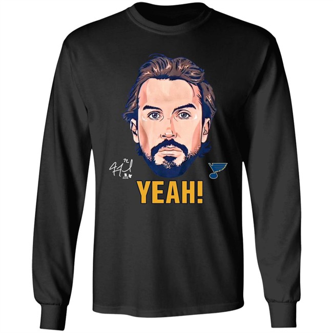 St. Louis Blues Stl Authentics Merch Justin Faulk Yeah Shirt Stl Authentics Merch St. Louis Blues Justin Faulk Yeah Shirt